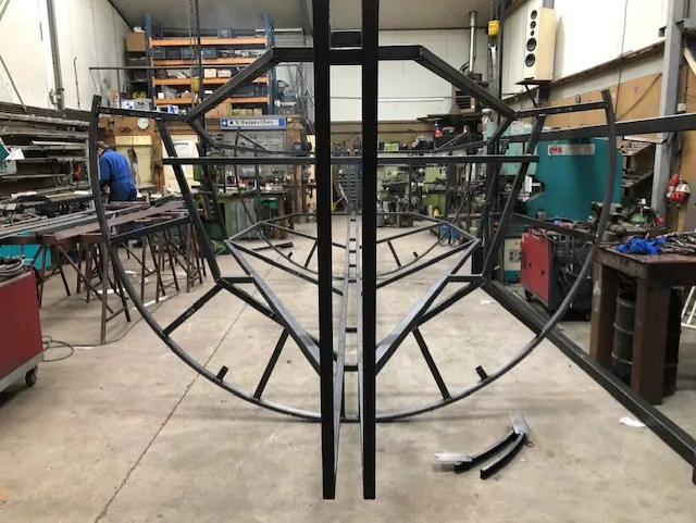 Bootmal voor bootbouw